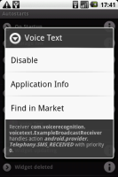 Autostarts Screenshot