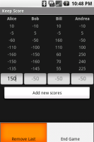 Keep Score Screenshot